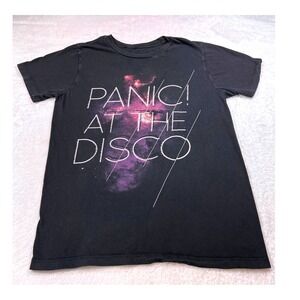 Panic At The Disco Graphic T-Shirt‎ Band Tee Music Concert Black